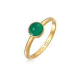 Elli Premium Fingerring Achat Edelstein Solitär 925 Silber
