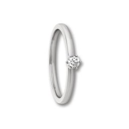 ONE ELEMENT Diamantring 0,25 ct Diamant Brillant Ring aus 585 Weißgold, Damen Gold Schmuck