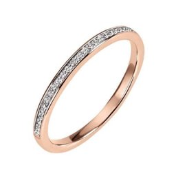 Firetti Diamantring Ca. 2 mm breit, Kanalfassung, Glanz, massiv, mit Brillanten