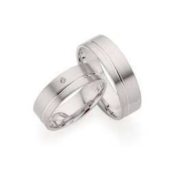 Phönix Trauring, 930744/90/00, 930745/90/00, Made in Germany - wahlweise mit oder ohne Brillant