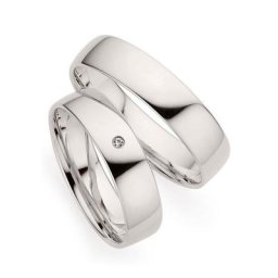 Phönix Trauring, 930658/90/00, 930659/30/00, Made in Germany - wahlweise mit oder ohne Brillant