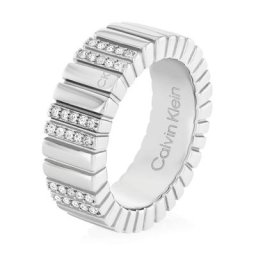 Calvin Klein Fingerring TIMELESS, 35000440B,C,D, mit Glasstein