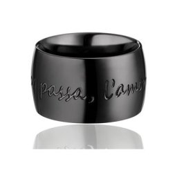 Gilardy Fingerring Edelstahl Black