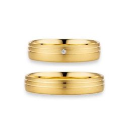 Phönix Trauring 930732/30/00, 930733/30/00, 930734/30/00, 930735/30/00, Made in Germany, wahlweise mit oder ohne Brillant