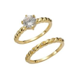 Firetti Ring-Set (Set, 2-tlg), mit Zirkonia (synth)