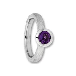 ONE ELEMENT Silberring Amethyst Ring aus 925 Silber, Damen Silber Schmuck