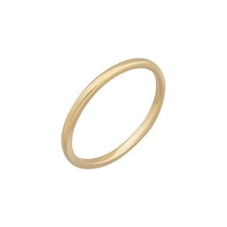 CAÏ Fingerring 925 Silber vergoldet Basic Stacking