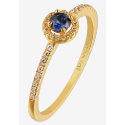 Stardiamant Fingerring D6522G, D6523G, D6524G, mit Rubin, Saphir oder Smaragd und Brillanten