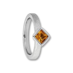 ONE ELEMENT Silberring Citrin Ring aus 925 Silber, Damen Silber Schmuck