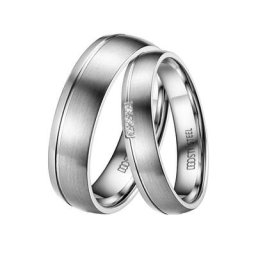 DOOSTI Trauring DAINTY, ST-038-D, ST-038-H, ST-048-D, ST-048-H, Made in Germany, wahlweise mit oder ohne Zirkonia