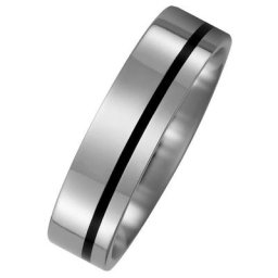 JOBO Fingerring, Titan mit Keramik