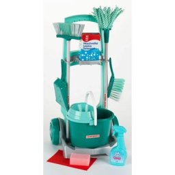 Klein Kinder-Besenwagen Leifheit Putzwagen mit Zubehör, leicht zu montieren, Made in Germany
