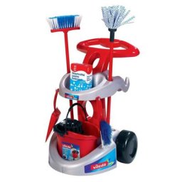 Klein Kinder-Besenwagen, Eimer mit Aufsatz, Made in Germany
