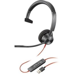Poly Blackwire C3310 monaural USB-A Headset (Active Noise Cancelling (ANC)