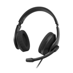 Hama PC-Office-Headset ""HS-USB300 V2"", Stereo, Schwarz, USB-Headset PC-Headset (Kompatible Betriebssysteme: Windows 11/110/8/7)
