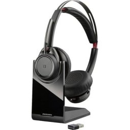 Poly Voyager Focus UC Wireless-Headset (Noise-Cancelling, Bluetooth)