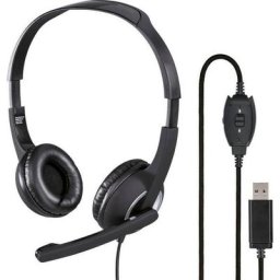 Hama PC-Office-Headset ""HS-USB250"", Stereo, Schwarz Headset PC-Headset