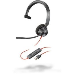 Poly Blackwire C3310-M monaural USB-A Headset (Active Noise Cancelling (ANC)