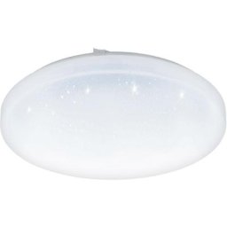 EGLO LED Deckenleuchte FRANIA-S, LED fest integriert, Warmweiß, weiß / Ø33 x H7 cm / inkl. 1 x LED-Platine (14,6W) / warmweißes Licht