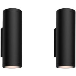 Philips Hue LED Außen-Wandleuchte Appear, Smart Home, LED fest integriert, RGB, best. aus 2 x Philips Hue White & Colour Ambiente Appear Wandleuchte