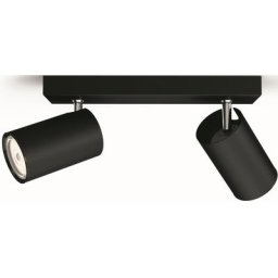 Philips Deckenspot Kosipo, LED wechselbar, Spot 2flg. exkl LM 2x5,5W Schwarz