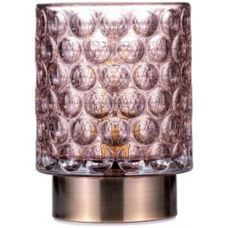 Pauleen Tischleuchte Bright Glamour, ohne Leuchtmittel, Warmweiß, Batterbiebetrieben, Timerfunktion, Windlicht