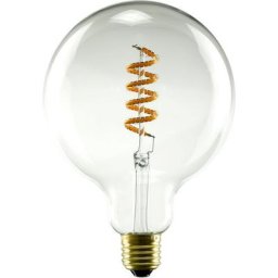 SEGULA Soft Line LED-Leuchtmittel, E27, 1 St., Warmweiß, dimmbar, Soft Globe 125 klar, E27