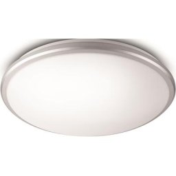 Philips Deckenleuchte Twirly, LED fest integriert, Warmweiß, 1200lm grau