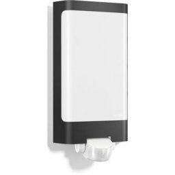 steinel Außen-Wandleuchte L 240 S ANT, Bewegungsmelder, Leuchtdauer einstellbar, Tageslichtsensor, LED fest integriert, Warmweiß, 180° Bewegungsmelder, Rostfrei,+LED-Leuchtmittel, Warmweiß