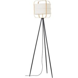 GALA Stehlampe McAnany Way, ohne Leuchtmittel, Standleuchte mit Textil Schirm und Holz Rahmen, E27, beige/natur