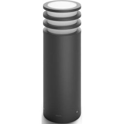 Philips Hue LED Sockelleuchte Lucca, Dimmfunktion, Farbsteuerung, Farbwechsel, Leuchtdauer einstellbar, Smart Home, mehrere Helligkeitsstufen, LED wechselbar, Kaltweiß, Neutralweiß, Tageslichtweiß, Warmweiß, LED Außenleuchte - smartes LED-Lichtsystem...
