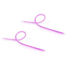 Philips Hue LED-Streifen Lightstrip Outdoor 2m White & Col. Amb. 2er Set, 2 x 2 m Philips Hue Lightstrip Outdoor Stripe White & Colour.