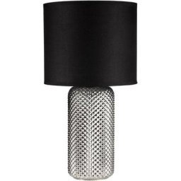 Pauleen Tischleuchte Bright Jewel, ohne Leuchtmittel, Rauchglas Schwarz