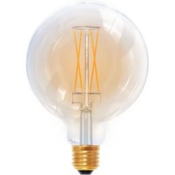 SEGULA LED Globe 125 gold LED-Leuchtmittel, E27, Warmweiß, dimmbar, E27, Globe 125, gold