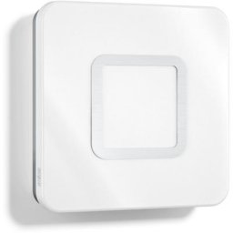 steinel LED Wandleuchte RS, Bewegungsmelder, Leuchtdauer einstellbar, Nachtlichtfunktion, LED fest integriert, Warmweiß, 360Â° Bewegungsmelder, Warmweiß,Innenleuchte,Edelstahl