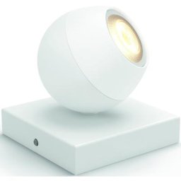 Philips Hue LED Flutlichtstrahler Buckram, Dimmfunktion, Leuchtmittel wechselbar, Warmweiß