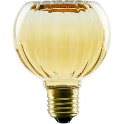 SEGULA LED Floating Globe 80 straight gold LED-Leuchtmittel, E27, Warmweiß, dimmbar, E27, Floating Globe 80 straight gold