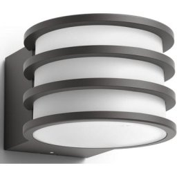 Philips Hue LED Außen-Wandleuchte LUCCA, Dimmfunktion, Farbsteuerung, Farbwechsel, Leuchtdauer einstellbar, Smart Home, mehrere Helligkeitsstufen, LED wechselbar, Kaltweiß, Neutralweiß, Tageslichtweiß, Warmweiß, smartes LED-Lichtsystem mit App-Steuerung