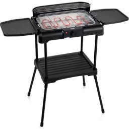 PRINCESS Standgrill 112250, 2200 W, mit Seitentischen, schwarz