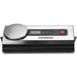 Gastroback Vakuumierer Advanced Scale 46012, 120W, inkl. 5 Folienbeutel und 1 Folienrolle