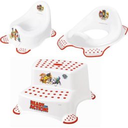 keeeper Töpfchen Paw Patrol, (Set, 3-tlg), Kinderpflege-Set - Töpfchen, Toilettensitz und Tritthocker