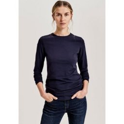 OPUS Langarmshirt Smilla in cleaner Basic-Form