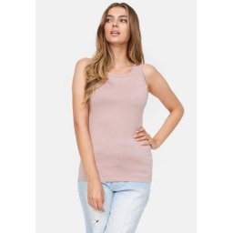 Cotton Candy Tanktop Bianca in sportlichem Basic-Design