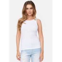Cotton Candy Tanktop Bianca in sportlichem Basic-Design