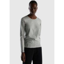 United Colors of Benetton Langarmshirt im Basic-Look