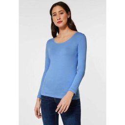 STREET ONE Longshirt Style Lea in zeitlosem Basic-Design