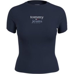 Tommy Jeans Kurzarmshirt TJW BABY ESSENTIAL LOGO 2 SS im Basic-Style mit Tommy Jeans Schriftzug