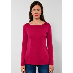 STREET ONE Langarmshirt Style Lanea im vielseitig kombinierbaren Basic-Look