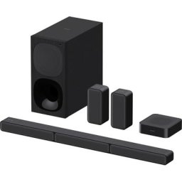 Sony HT-S40R Kanal- 5.1 Soundbar (Bluetooth, 600 W, inkl. kabelgebundenem Subwoofer, kabellosen Rear-Lautsprechern)