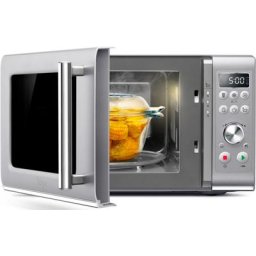 Sage Mikrowelle SMO650SIL the Compact Wave, Mikrowelle, 25 l